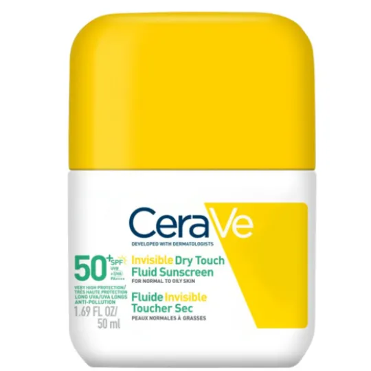 CeraVe Invisible Dry Touch Fluid Sunscreen SPF50+ 50 ml