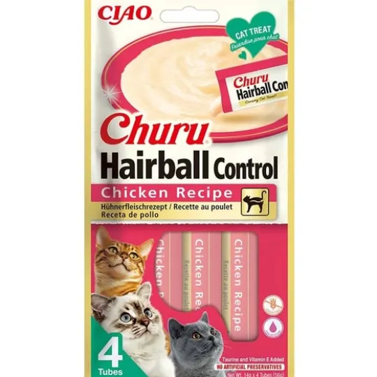 Churu Hairball Control Chicken 4 st