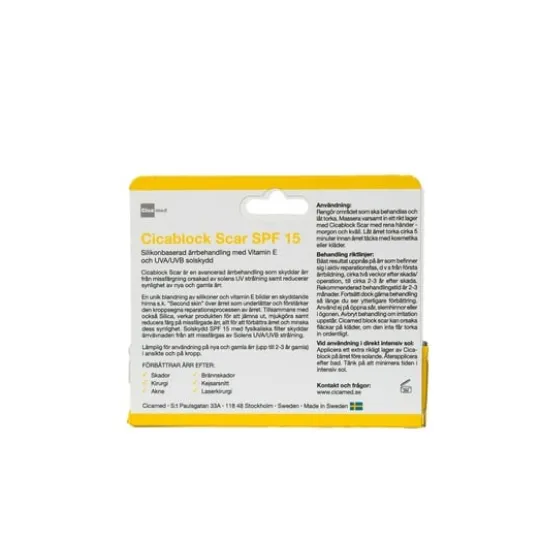 Cicamed Cicablock Scar 15 ml