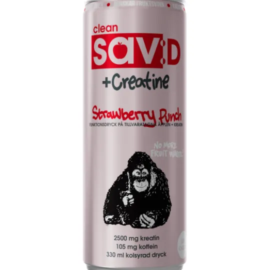 Clean sav:D Strawberry Punsch 330 ml