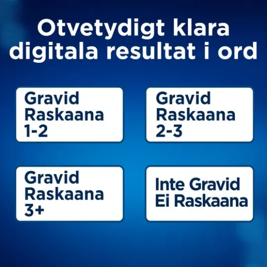 Clearblue Digital graviditetstest med veckoindikator 2 st