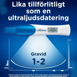 Clearblue Digital graviditetstest med veckoindikator 2 st