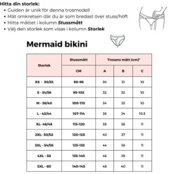 Comfydence Mermaid Mensbikini M
