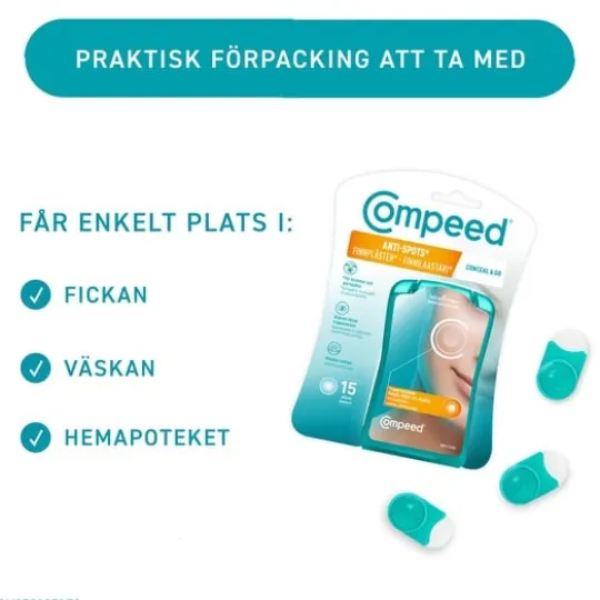 Compeed Finnplåster Conceal & Go 15 st