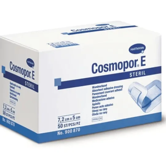 Cosmopor E sterilt självhäftande absorbtionsförband 7,2x5 cm 50 st