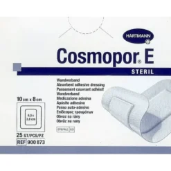 Cosmopor E sterilt självhäftande absorbtionsförband 10x8 cm 25 st