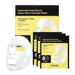 COSRX Advanced Snail Mucin Glass Glow Hydrogel Mask 3 st