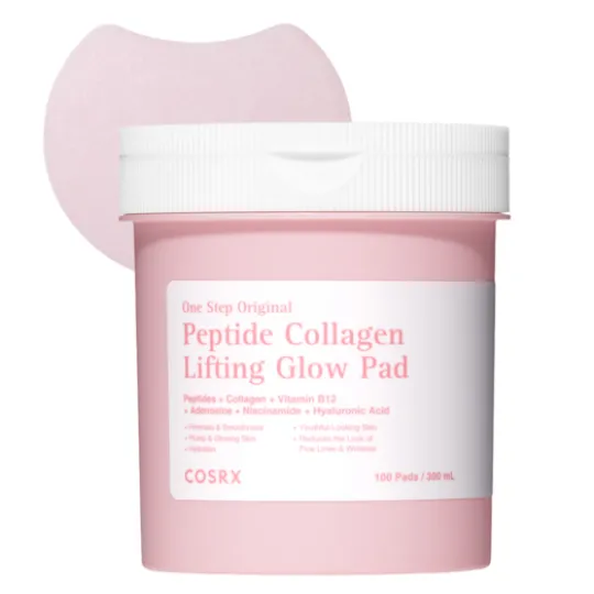 COSRX One Step Original Peptide Collagen Lifting Glow Pad 100 st