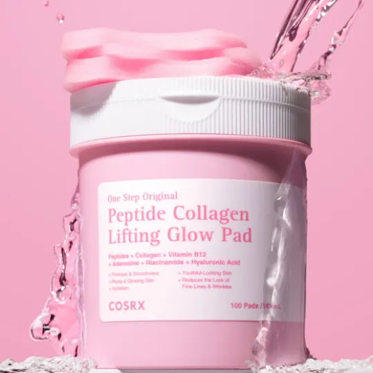 COSRX One Step Original Peptide Collagen Lifting Glow Pad 100 st
