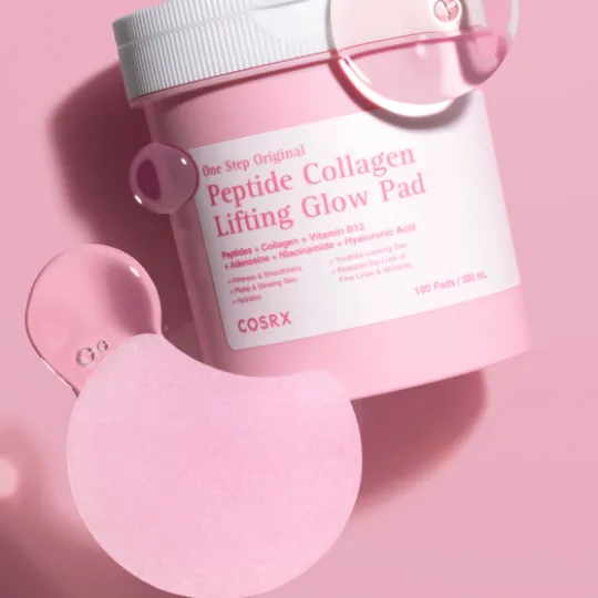 COSRX One Step Original Peptide Collagen Lifting Glow Pad 100 st
