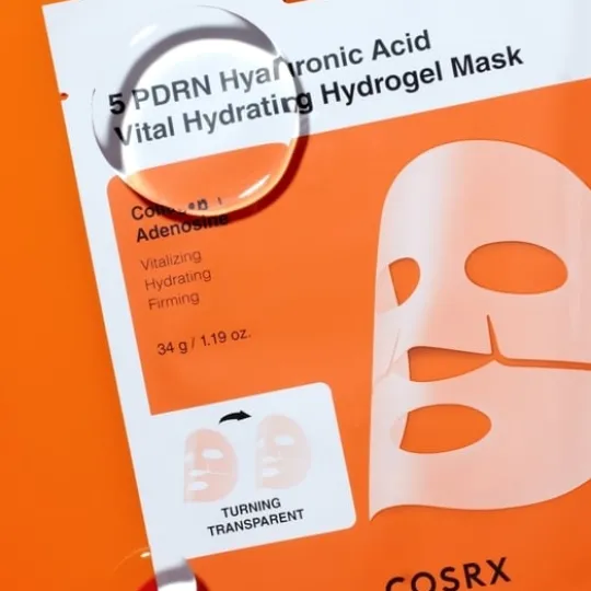 COSRX 5 PDRN Hyaluronic Acid Vital Hydrating Hydrogel Mask