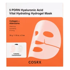 COSRX 5 PDRN Hyaluronic Acid Vital Hydrating Hydrogel Mask 3 st