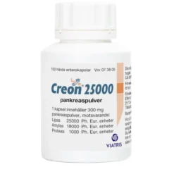 Creon 25000, enterokapsel, hård Abbott 100 st