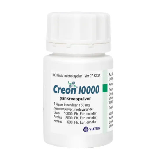 Creon 10000 enterokapsel, hård Mylan 100 st