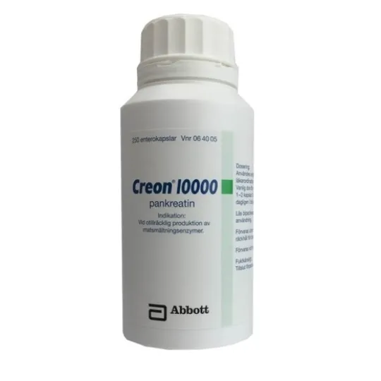 Creon 10000, enterokapsel, hård Mylan 250 st