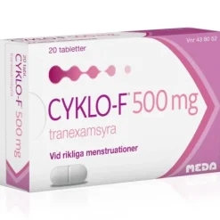 Cyklo-F 500 mg 20 tabletter