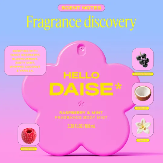 Daise Body Mist Raspberry & Mint 100 ml