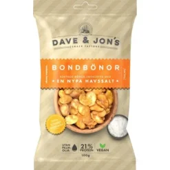 Dave & Jon´s Bondbönor Havssalt 100g