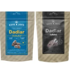 Dave & Jons Dadlar Chokladboll + Dadlar Saltlakrits Snacksduo