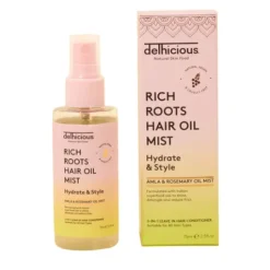 Delhicious Rich Roots 5-in-1 Hair Oil Mist Leave In Conditioner 75 ml