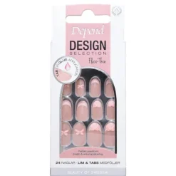 Depend Design Selection Pink Bow Oval