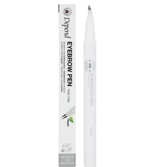 Depend Eyebrow Pen Twin Thin Taupe 0,55 g