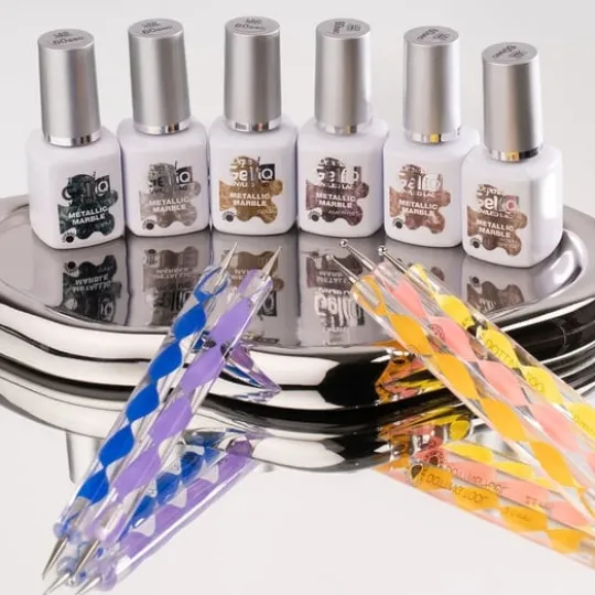 Depend Gel iQ Metallic Marble Peach Gemstone 5 ml
