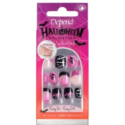 Depend Halloween Collection Cute & Scare Pre-glued Lösnaglar 24 st