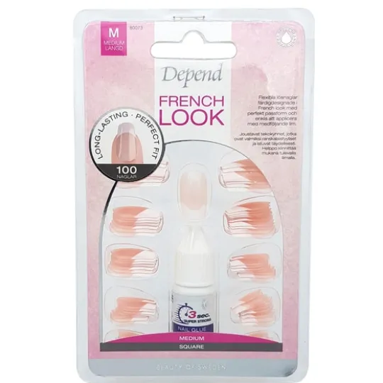Depend Lösnaglar French Fashion 100 st