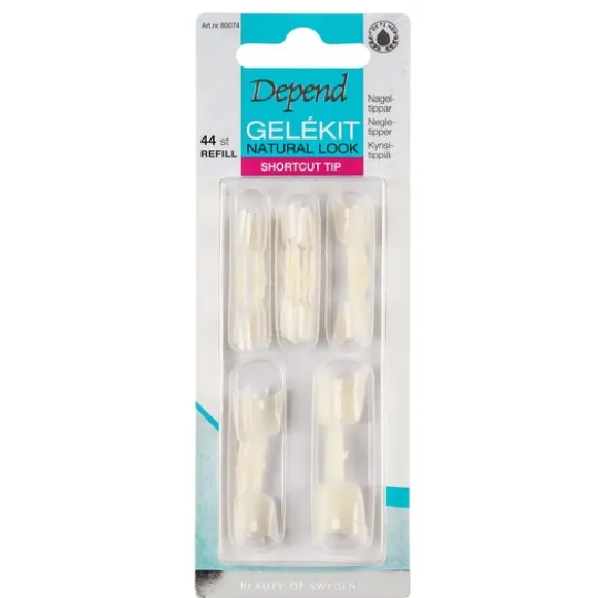 Depend Shortcut Tip Natural Refill 44 st