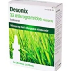 Desonix, nässpray, suspension 32 mikrogram/dos 3 x 120 doser
