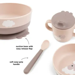 Done by Deer Foodie First Meal Set Happy Clouds Powder