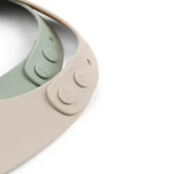 Done by Deer Haklapp Silikon Lalee Sand/Green 2-pack