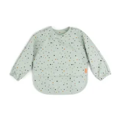 Done by Deer Långärmad Haklapp Happy dots Green