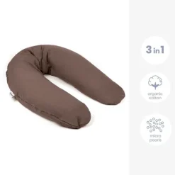 Doomoo Amnings-gravidkudde Muslin Choklad