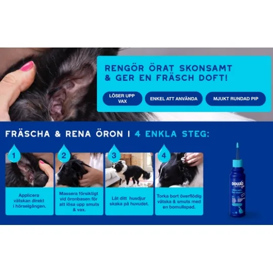 DOUXO Skin & Coat Spa Ultra-safe Dewaxing Öronrengöring 120 ml