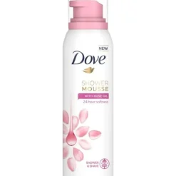 Dove Shower Mousse Rose Oil 200 ml