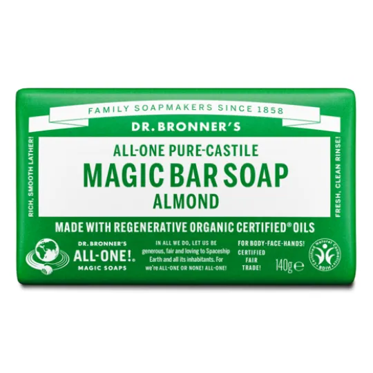 Dr. Bronner's Magic Bar Soap Almond 140 g