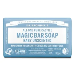Dr. Bronner's Magic Bar Soap Baby Unscented 140 g