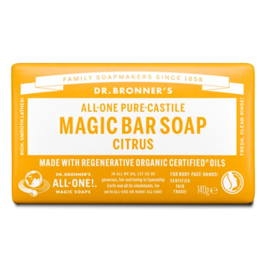 Dr. Bronner's Magic Bar Soap Citrus 140 g