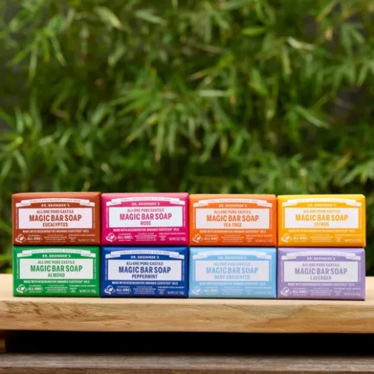 Dr. Bronner's Magic Bar Soap Eucalyptus 140 g