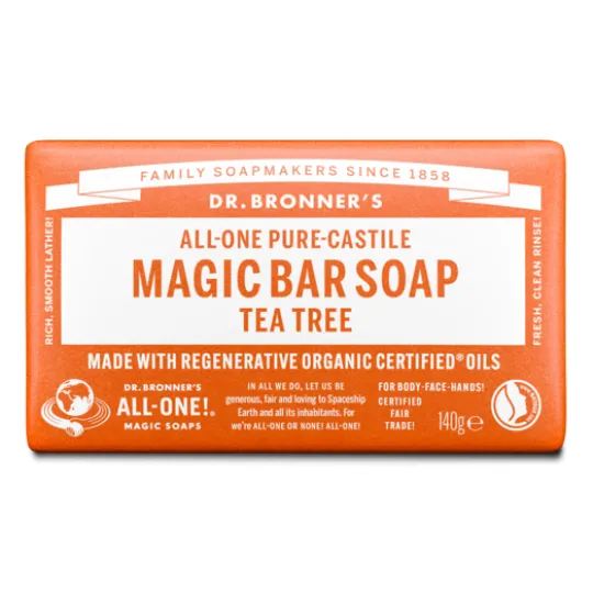 Dr. Bronner's Magic Bar Soap Tea Tree 140 g