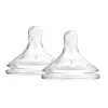Dr Brown Y-Cut Wide-Neck Silicone Options + Nipple 2-pack