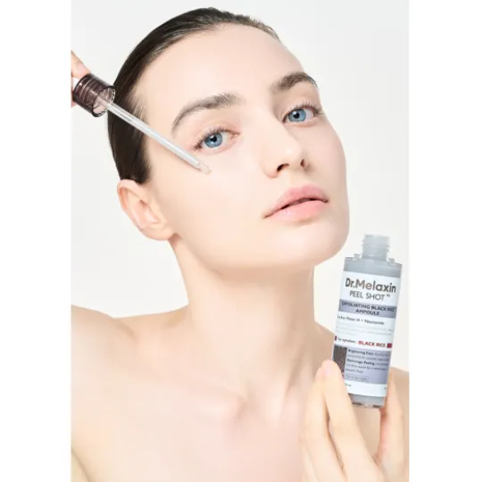 Dr.Melaxin Peel Shot Exfoliating Black Rice Ampoule 80 ml