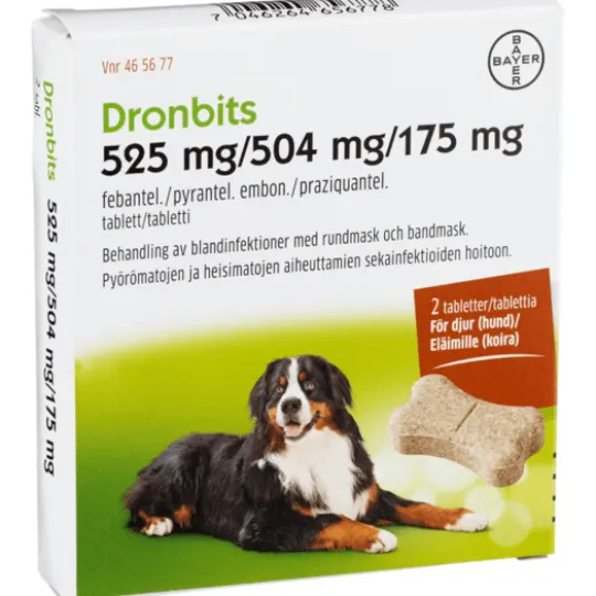 Dronbits 525 mg/504 mg/175 mg 2 tabletter