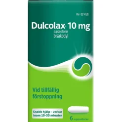 Dulcolax, suppositorium 10 mg 6 st