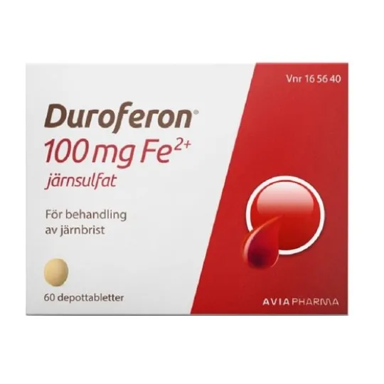 Duroferon Depottablett 100 mg Fe2+ 60 st