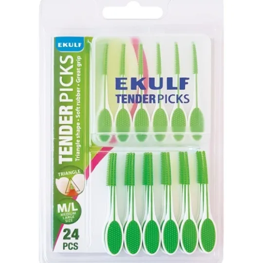 Ekulf TenderPicks M/L 24 st Grön