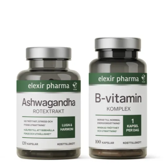 Elexir Pharma Ashwagandha + B-vitamin