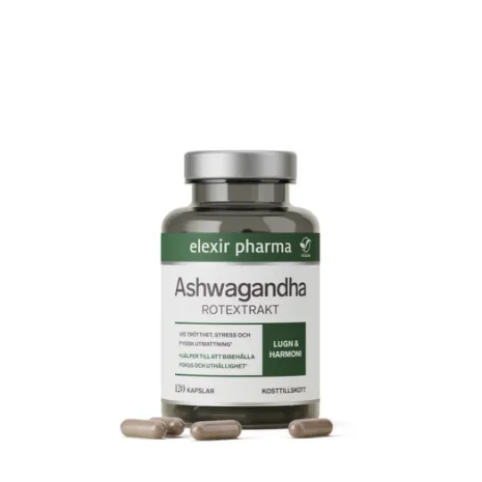 Elexir Pharma Ashwagandha 120 kapslar
